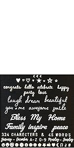 cursive words for letter boards