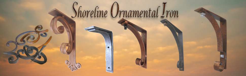 Shoreline Decorative 9 D X 16 L Heavy Duty Metal Mantel Support