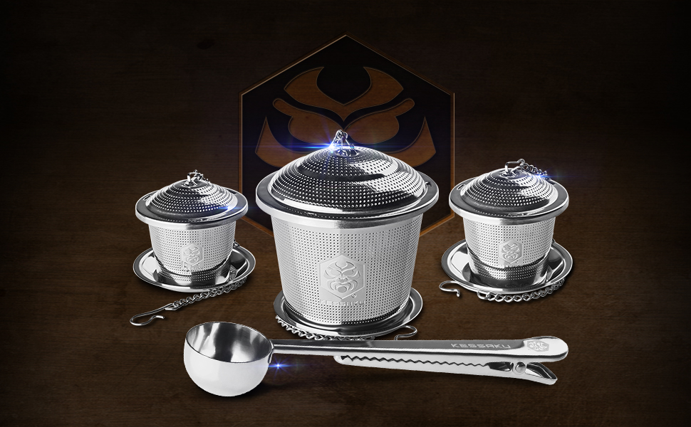 Kessaku Premium Tea Infuser Set Deluxe Combo Kit of 1