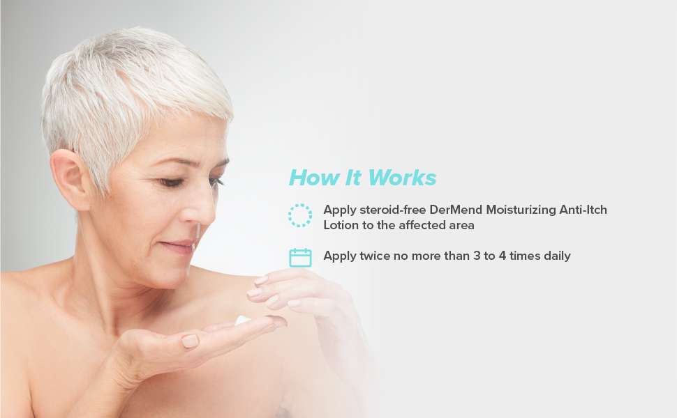 DerMend Moisturizing Anti Itch Lotion Target Care for Dry