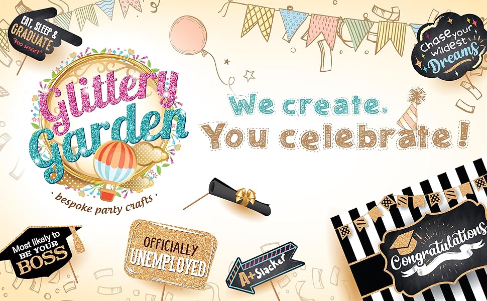 Amazon Com 21 Graduation Party Backdrop Classy Black White And Gold Theme Photography Fabric Backdrop And Studio Props Diy Kit Great As Photo Booth Background Party Supplies And Prom Banner Decorations