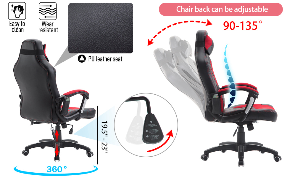 Heated gaming chair Clearance