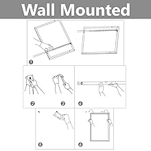 simple wall mounted installation