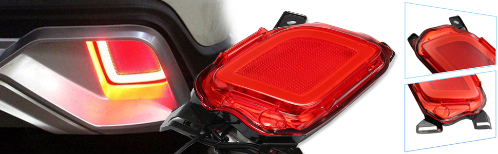  3D Optic red lens with brighter LED lights