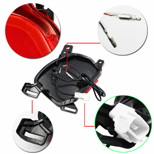  3D Optic red lens with brighter LED lights