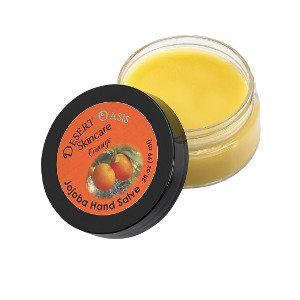 Desert Oasis Skincare all natural orange jojoba oil hand salve, lotion