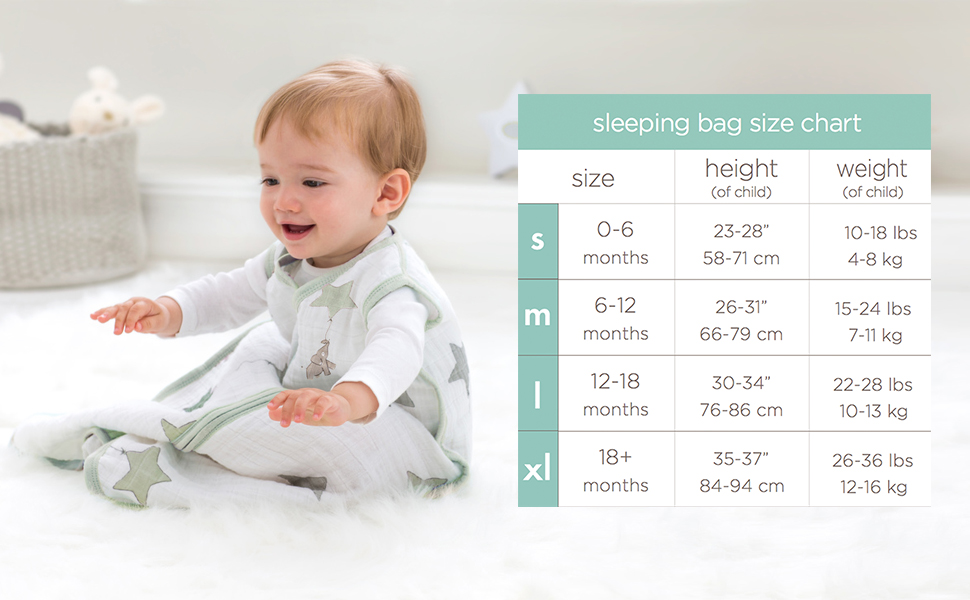 aden + anais Classic Sleeping Bag; 100 Cotton Muslin