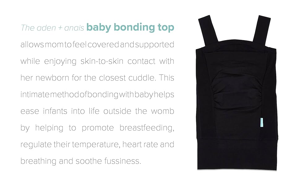 aden + anais Baby Bonding Top Mom Shirt for SkintoSkin
