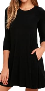 swing dresses with pocket