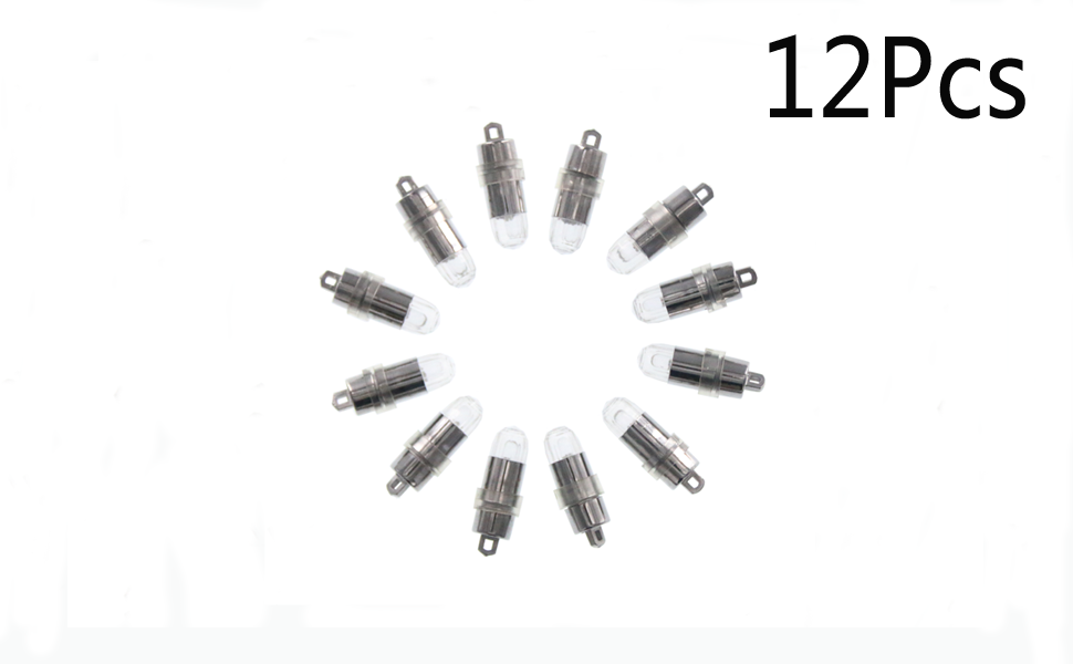 SumDirect Pack of 12 LED Party Lights NonBlinking