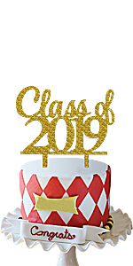 Gold Home Topfun Congrats Nurse Cake Toppers Gold Glitter Cake