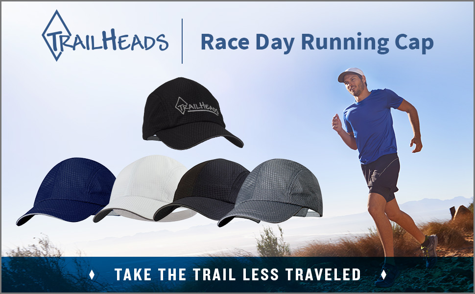 TrailHeads Race Day Performance Running Cap The Lightweight, Quick