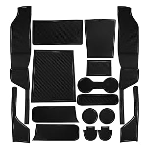 Door Compartment Liner Mats Inserts Accessories for 2018 Ford Fusion