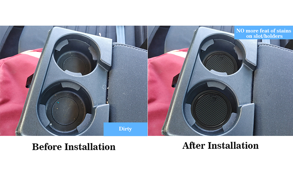 Door Compartment Liner Mats Inserts Accessories for 2018 Ford Fusion