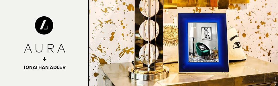 Amazon.com : Aura Smart Photo Frame - Jonathan Adler