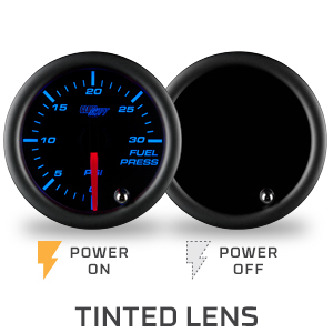 Tinted 7 Color 30 PSI Fuel Pressure Gauge