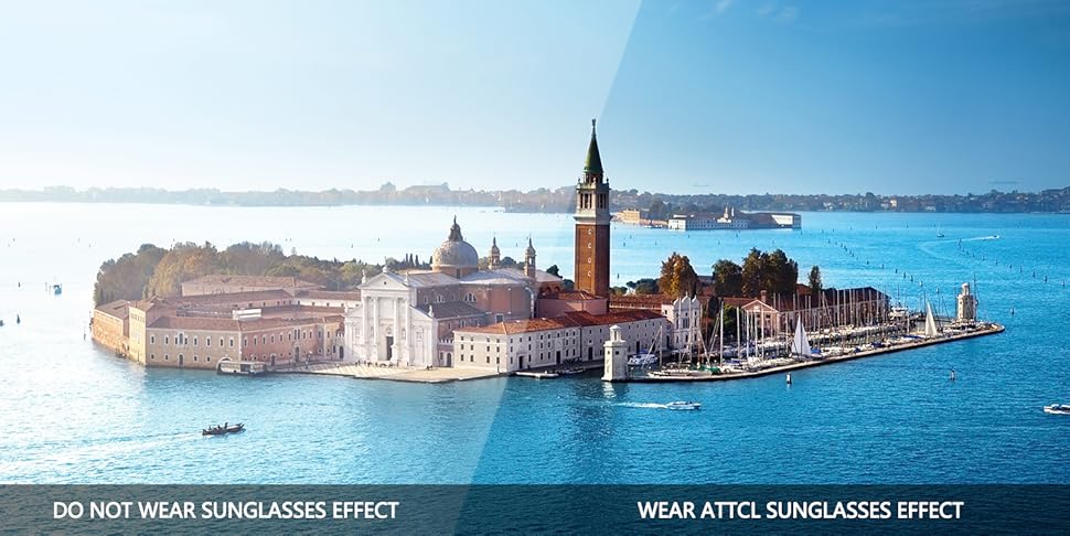 ATTCL Men's Driving Polarized Sunglasses Unbreakable Metal