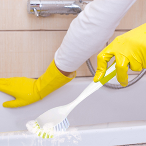 Kitchen Sink Bathroom Scrubbing