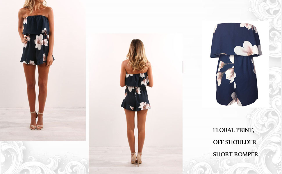 off the shoulder rompers for juniors