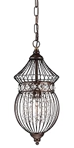 Black Mini Chandeliers Drum Gauze Crystal Modern Ceiling Light Fixture 3-Light for Bedroom Foyer light