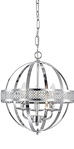 Black Mini Chandeliers Drum Gauze Crystal Modern Ceiling Light Fixture 3-Light for Bedroom Foyer light