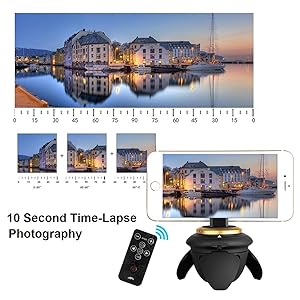 Amazon.com : Mini Electric Panorama Tripod Head, Kamisafe