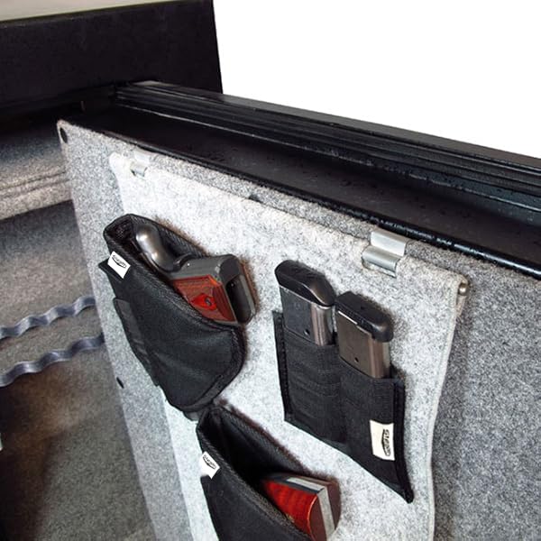 Stealth Velcro Double Clip Pouch Magazine Holder Gun Safe Accessory (1) Sports