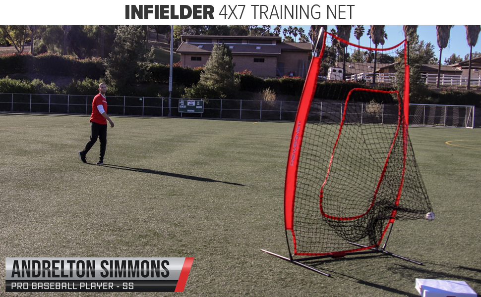 Infielder Training Baseball Softball Net 4x7