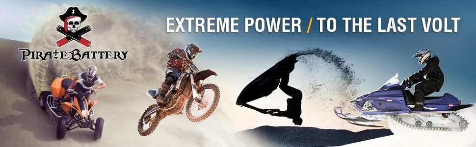 Power sport batteries for all vehicles