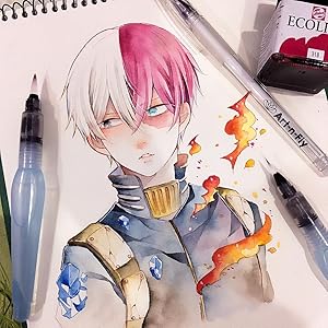 Anime Drawing Speed Art Using A Regular Marker Drawing Anime Youtube