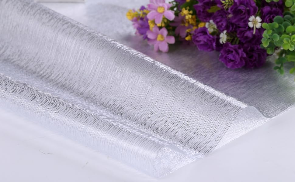 VELIMAX Rain Glass Film Decorative Rain Glass Window Film