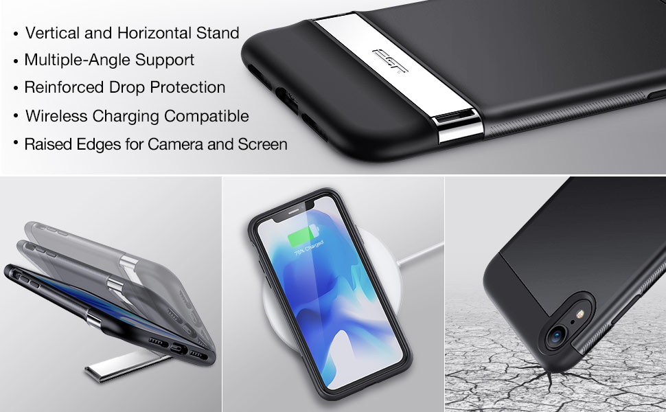ESR Metal Kickstand Case Compatible with iPhone 13 Case