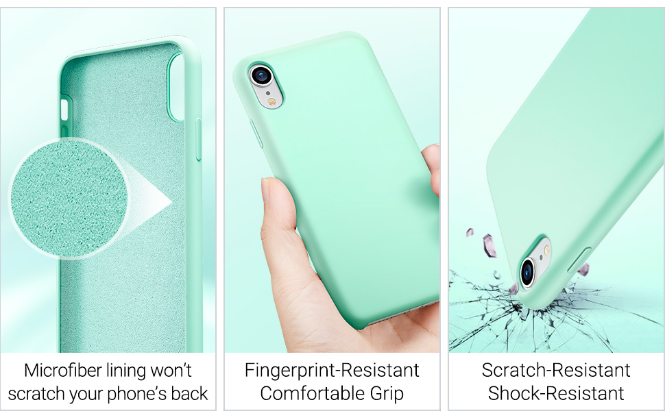 ESR Yippee Color Soft Case for iPhone XR, Liquid Silicone