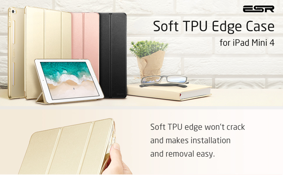 iPad mini 4 Case, ESR [Corner/Bumper Protection] Smart