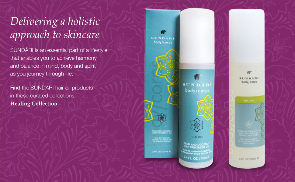 sundari, hair treatment, ayurvedic, holistic, neem, eucalyptus, coconut, oil