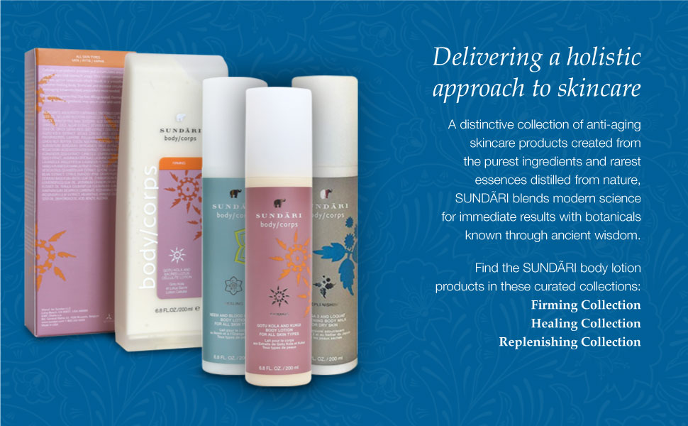 sundari, holistic, skincare, bodycare, body, lotion, collection, gotu kola, neem, milk