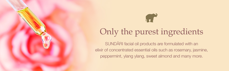sundari, purest, ingredients, essential oils, oils, oil, essential, rosemary, jasmine, peppermint