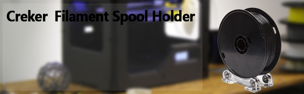 Amazon Com Creker 3d Printer Filament Holder Extra Smooth 3d Filament Spool Holder With Bearing New Design Industrial Scientific