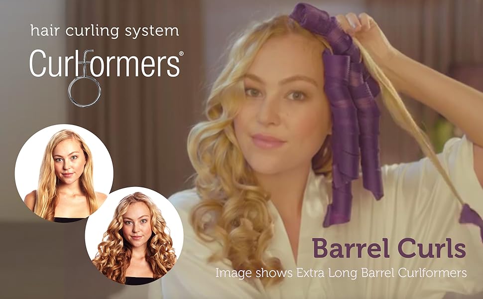 Amazon Com Curlformers Hair Curlers Deluxe Range Barrel Curls