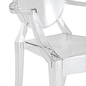Clear Chair, Arm Chair, Clear Dining Chair, Arm Chair