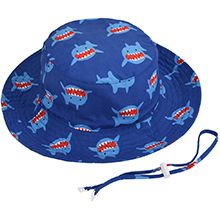 baby sun hat shark