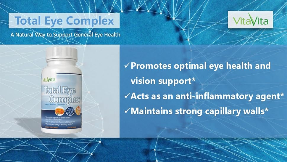 Total Eye Complex with Lutein, Bilberry & Zeaxanthin
