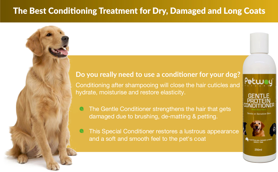 Petway Petcare Gentle Protein Conditioner with Aloe Vera