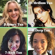 Better'n ur skin organic foundation, vegan, cruelty free, medium skin, gluten free