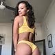 yellow bikini swimsuit for women