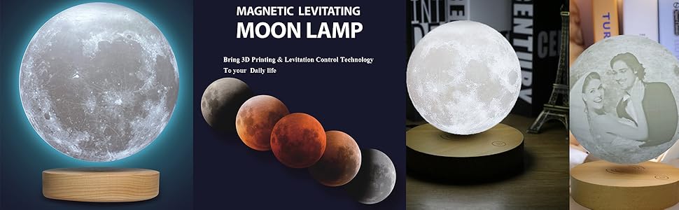 levitating moon lamp,levitating light, moon lamp,moon night light