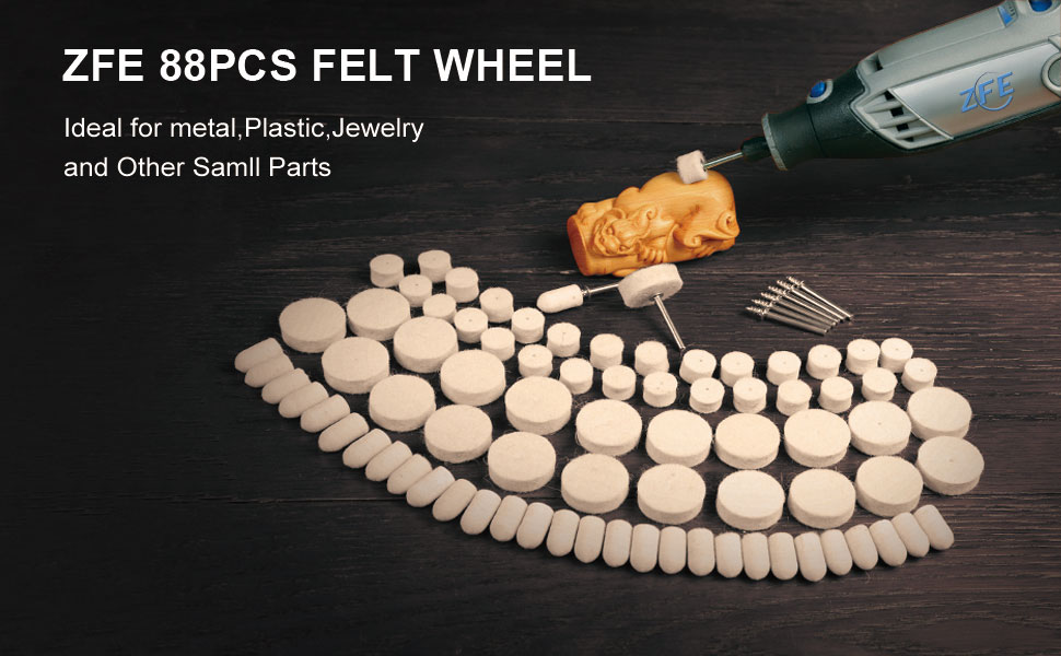 Dremel Polishing Kit Bits Multifunctional Felt Accessories Attachment