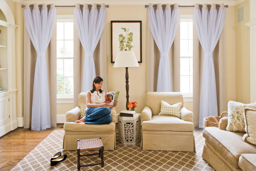 Blackout Curtains Sheer Voile