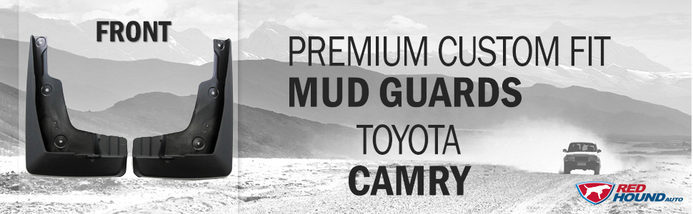 front toyota camry headliner mud flaps