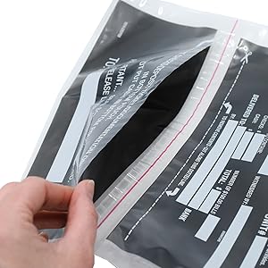 BSDEP1014CON TWO POCKET SECURITY CASH COIN DEPOSIT BAG POUCH BANK FOOD STAMP CURRENCY MONEY BAGS